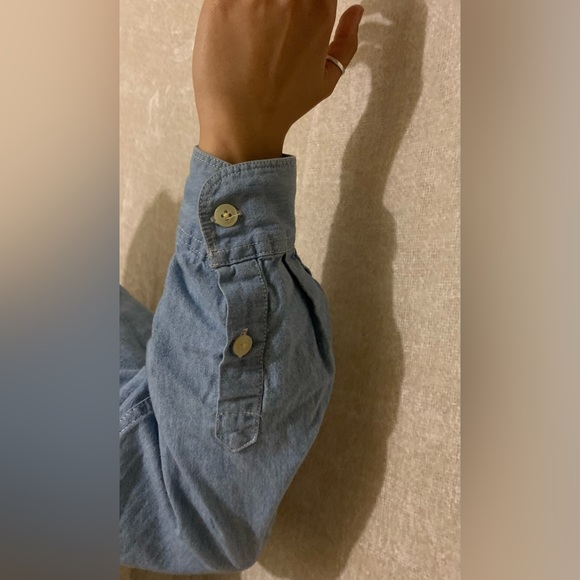 Eddie Bauer Vintage 90’s denim button down - Picture 5 of 8